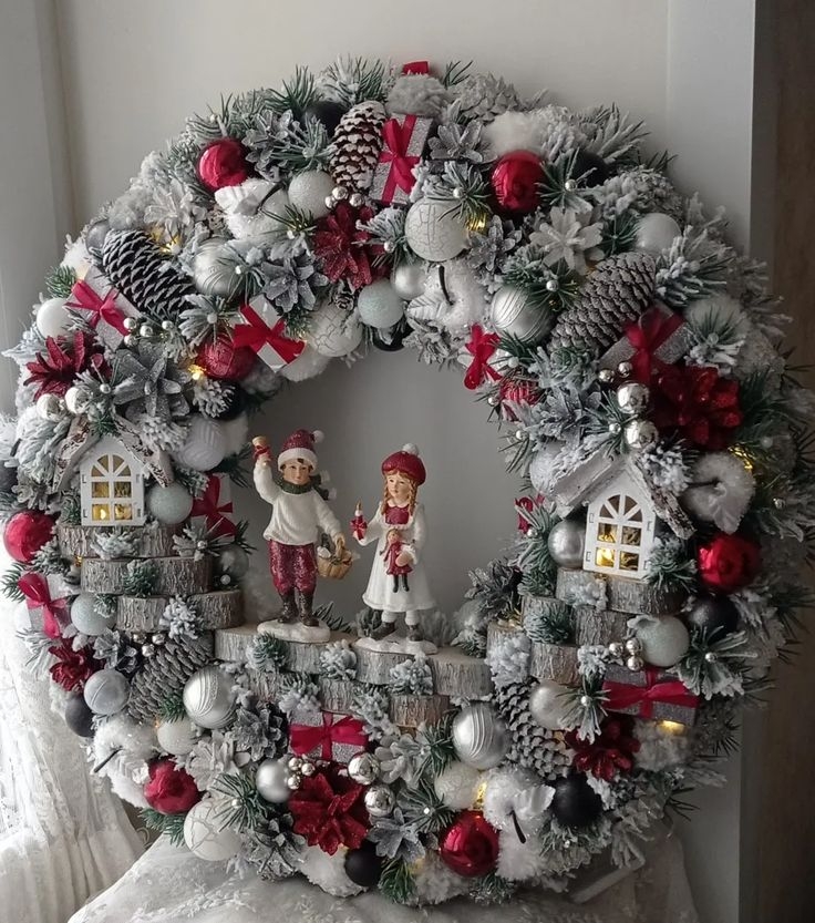 Рождественские венки / купить в Киеве - новогодний декор ручной работы