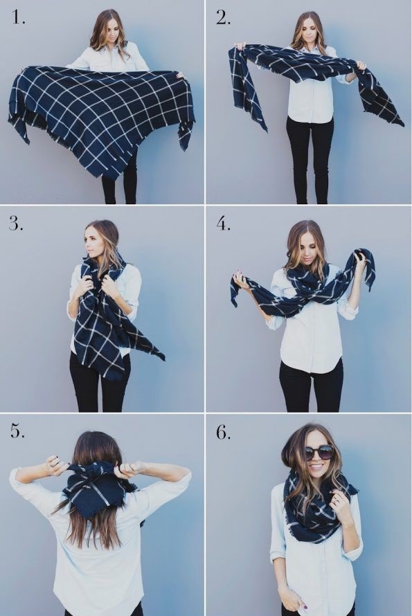 Как завязать красивый шарф — 10 наглядных способов, которые можно использовать в реальной жизни