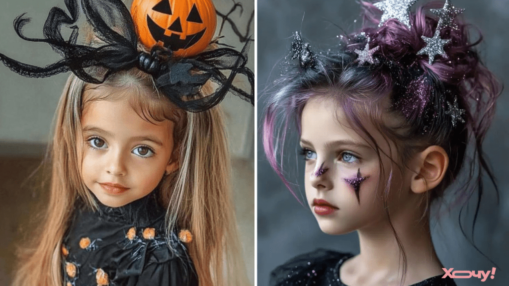 Прически на Хэллоуин для детей: креативные идеи, которые легко повторить за считанные минуты (ВИДЕО)