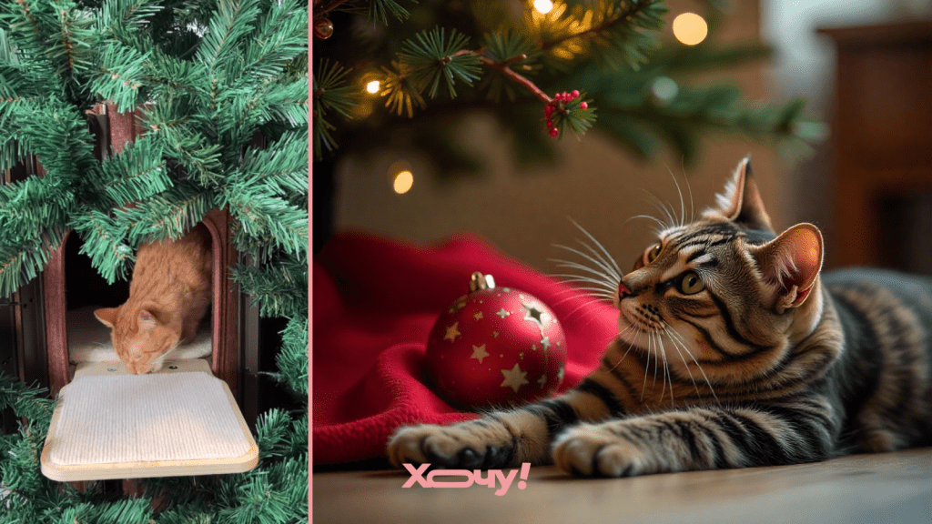 Кот против елки: как защитить новогодний символ от пушистого разбойника (ФОТО, ВИДЕО)