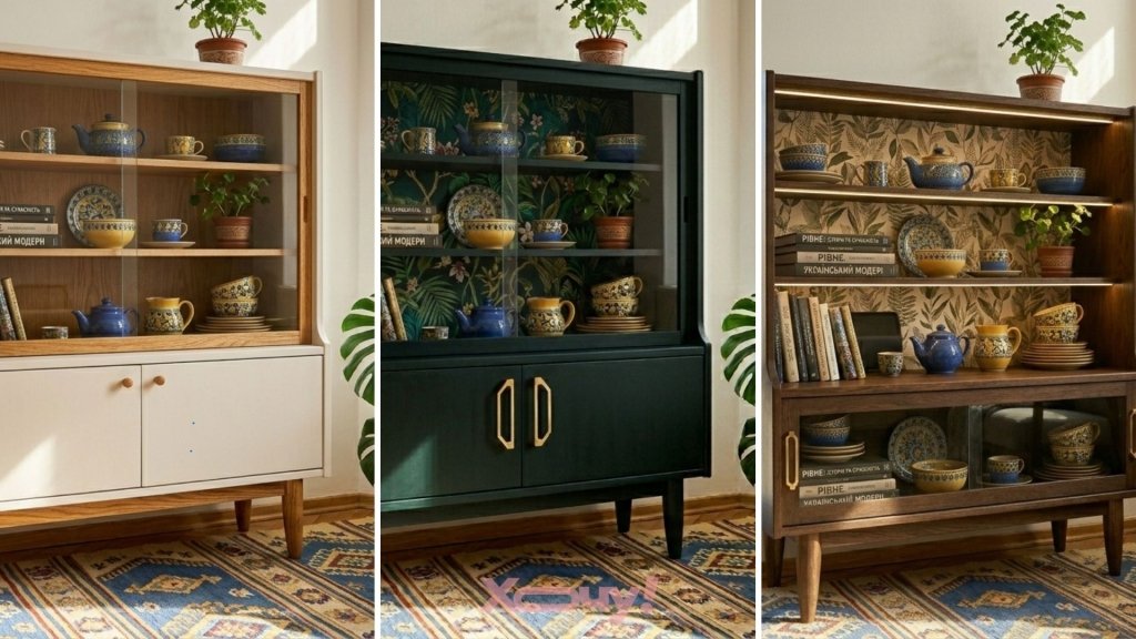 Не спешите выбрасывать наследство бабушки: как превратить старый советский сервант в стильный арт-объект