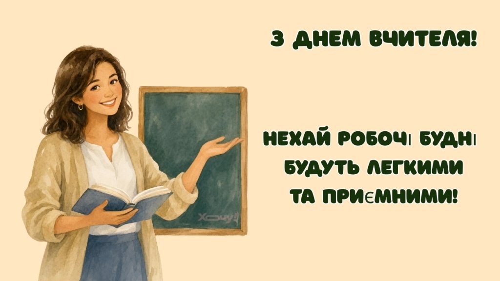 Вітаємо зі святом, дорогі вчителі! Красиві привітання та картинки з Днем вчителя українською мовою