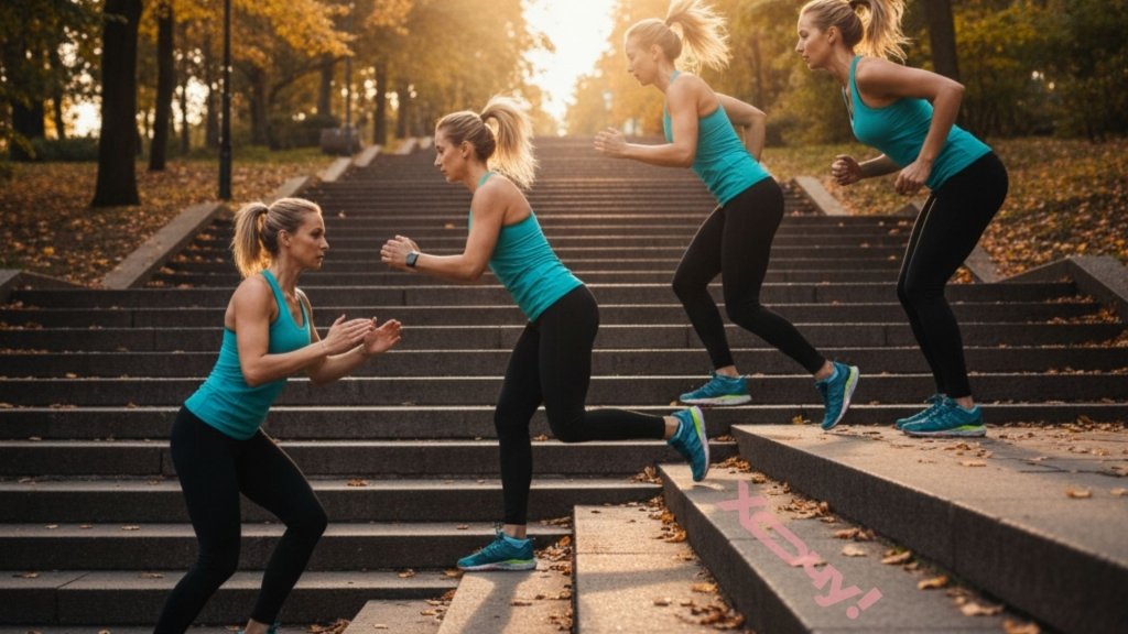 Стройные ноги и упругие ягодицы без спортзала: 5 упражнений, которые можно делать на обычной лестнице