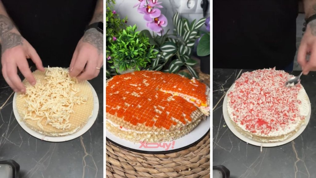 Ни за какие деньги мира: как приготовить роскошную закуску из крабовых палочек и икры за 20 минут (ВИДЕО)