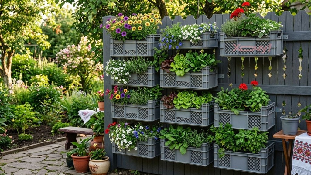 Перетворять ділянку на картинку з Pinterest: корисні саморобки з пластикових ящиків для дачі (ФОТО)