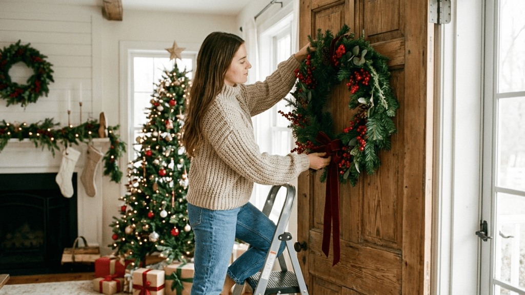 Як повісити вінок на двері без свердління: прості та безпечні способи