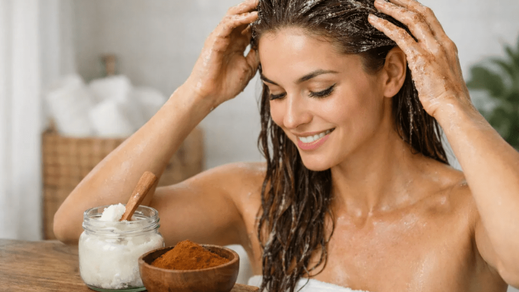Маска з корицею та кокосовою олією, яка "підірве" ріст вашого волосся: готуємо вдома за 60 секунд!