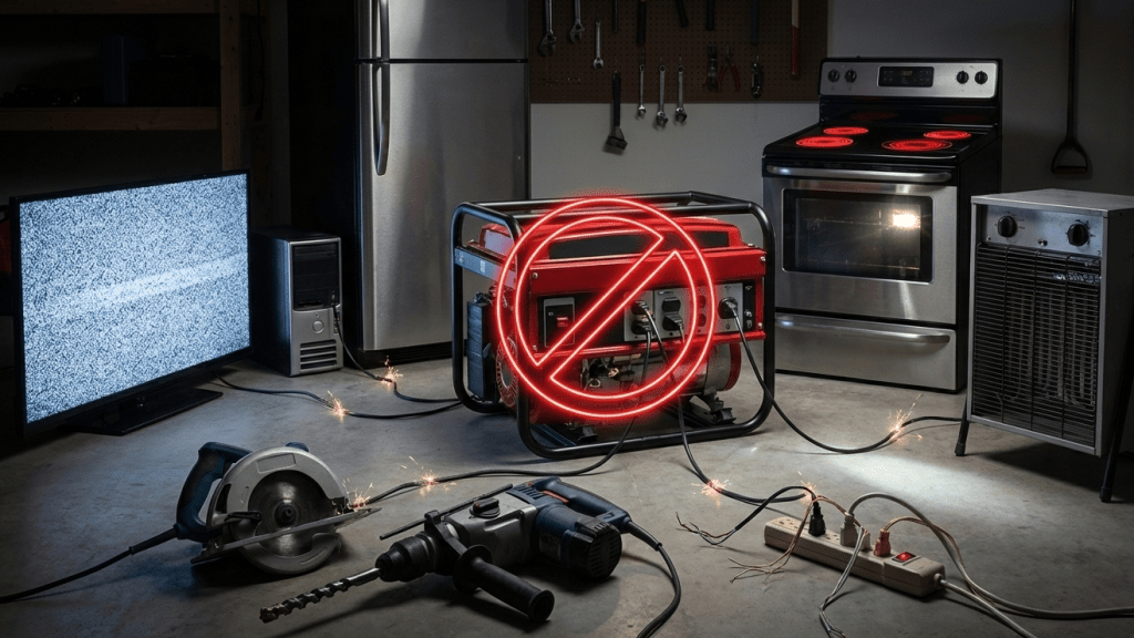 7 приборов, которые ни в коем случае нельзя подключать к генератору