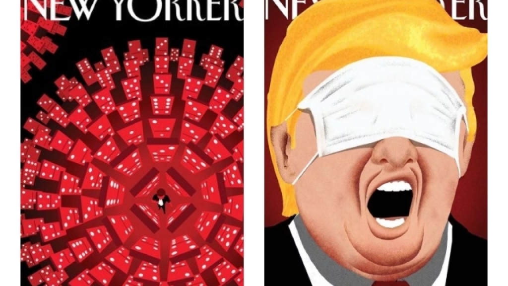 И здесь он: на новой обложке The New Yorker проиллюстрировали коронавирус (ФОТО)