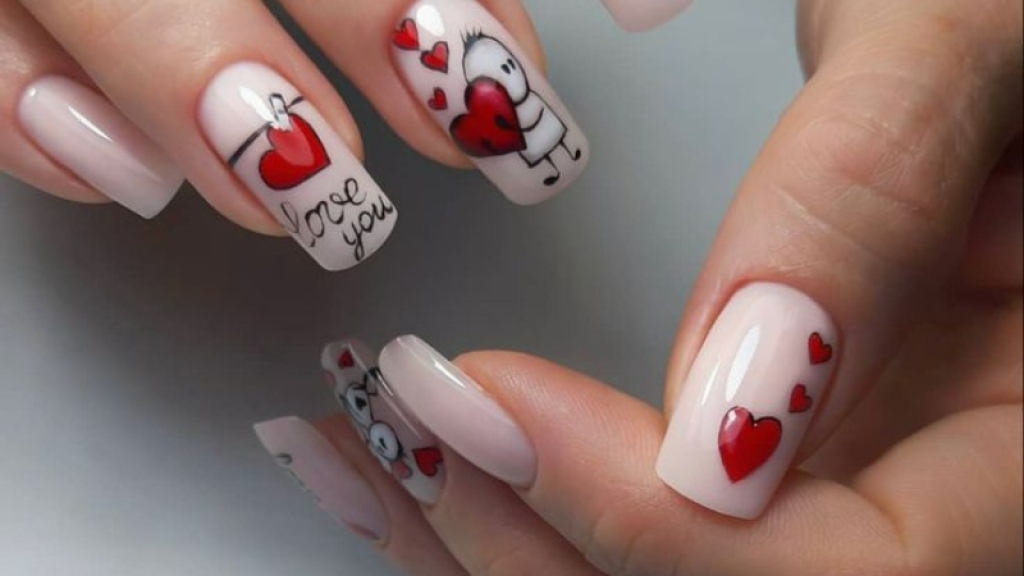 Любовні сюжети на нігтях: манікюр на День Валентина із картинками (ФОТО)