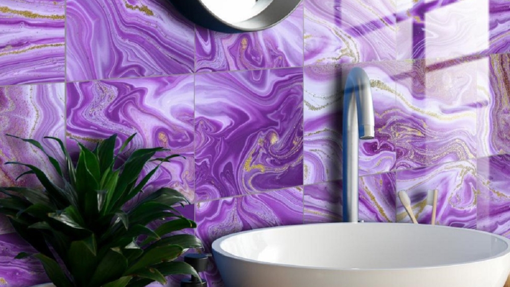 Фіолетова ванна кімната: новий затишний тренд 2024 (ФОТО)