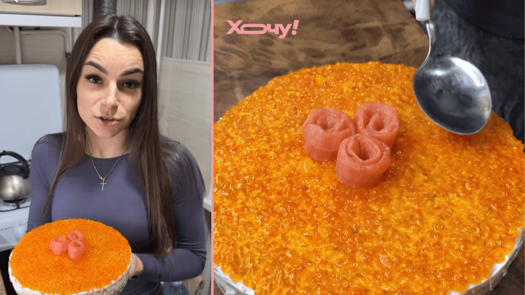 Этот торт на праздничном столе будет в центре внимания: как приготовить чизкейк с икрой (ВИДЕО)