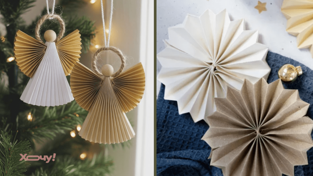 Різдвяні янголи, зірочки та ліхтарики з паперу — декор, який легко зроблять діти, майстер-клас (ФОТО)