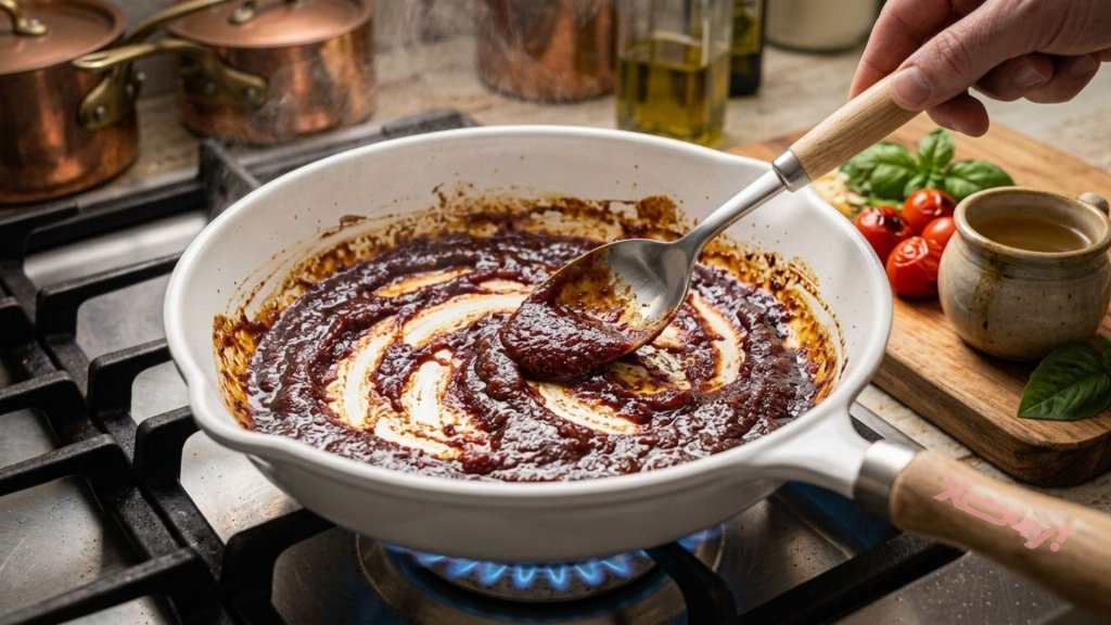 Секрет насыщенного цвета и глубокого вкуса: простое действие с томатной пастой, о которой молчат повара