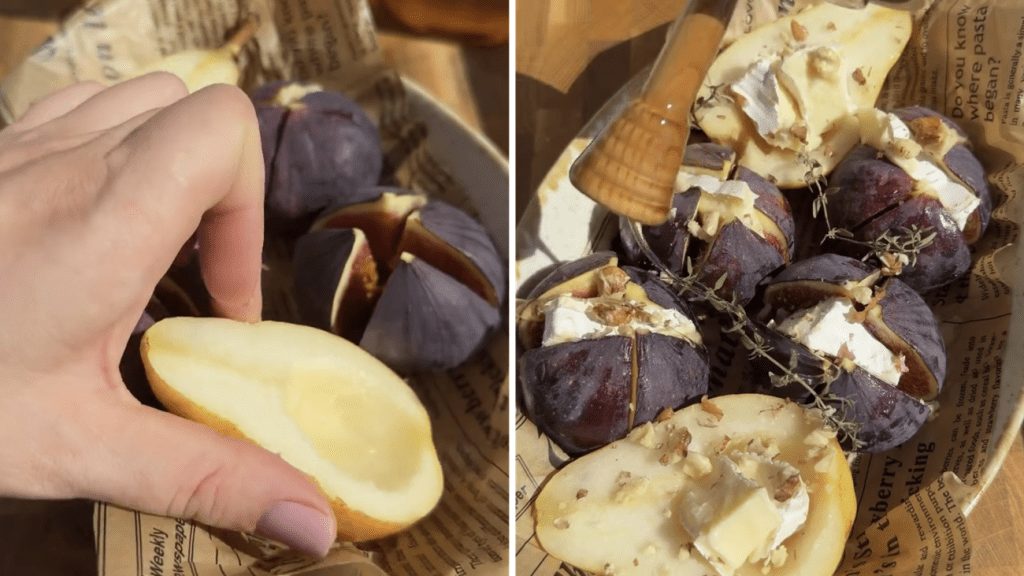 Очень простая и невероятно вкусная закуска к вину из груши и инжира (РЕЦЕПТ)