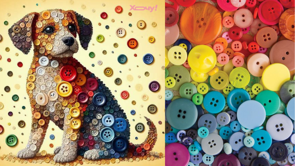 Картины из пуговиц: идеи для творчества, с которыми справятся дети 4 — 7 лет (ФОТО)