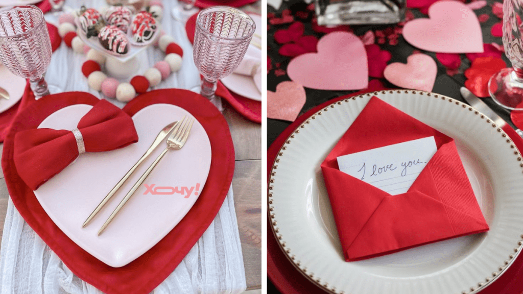 Красиво и просто! Складываем салфетки для романтического ужина ко Дню святого Валентина — подборка мастер-классов (ВИДЕО)