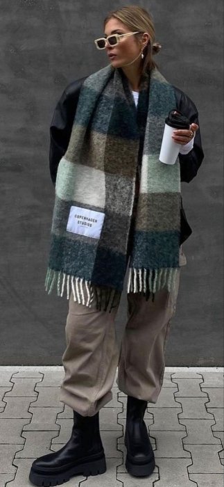 Модні шарфи зима 2025/26 - фото