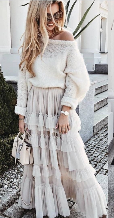 Фатиновая юбка в сентябре: с чем носить и какой цвет самый модный (ФОТО) - фото №14