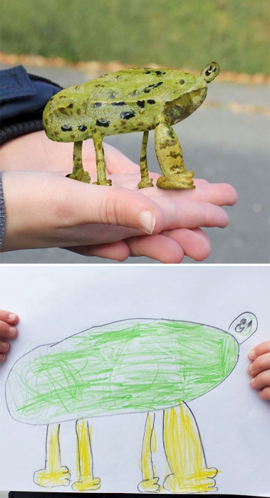 Как дети нарисовали жабу смешное фото