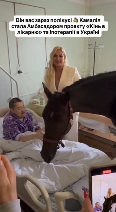 Камалія стала першою, хто привів коня до лікарні
