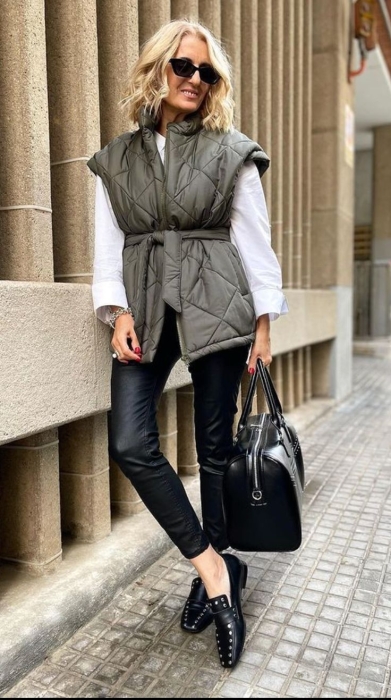 Куртка-жилет: с чем носить и какие сочетания цветов в моде (ФОТО) - фото №5