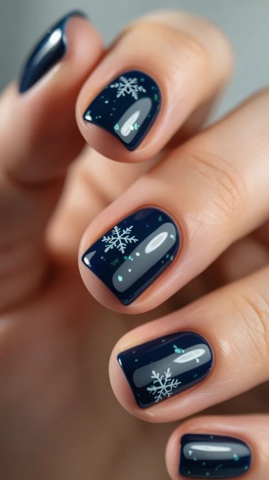 Модный маникюр на зиму 2026