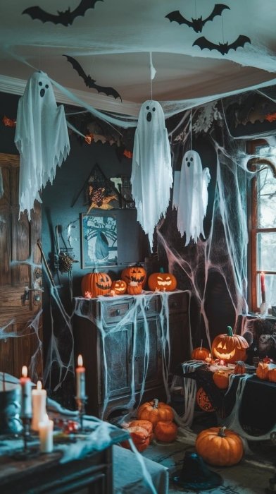 Цікаві ідеї страшного декору на свято