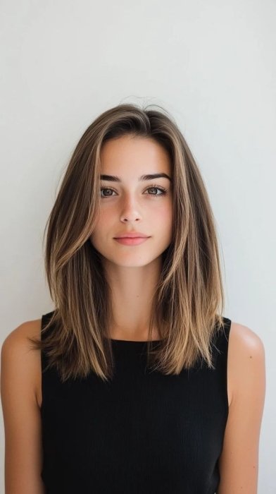 Модні стрижки на середню довжину 2026 - фото