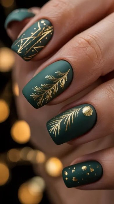 Модний манікюр на зиму для різної довжини нігтів