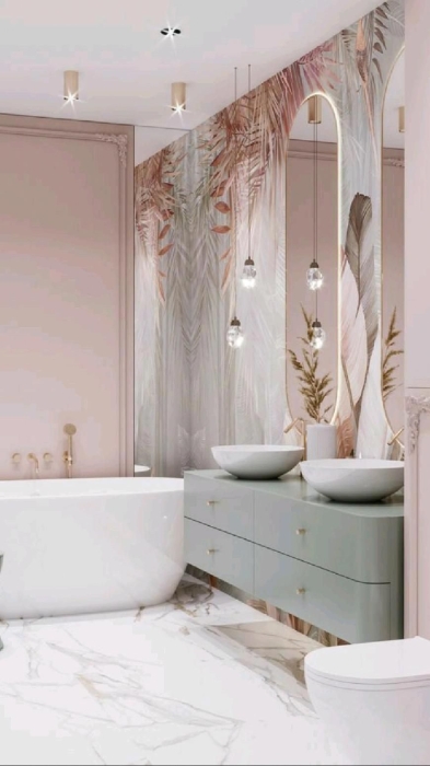 Дизайнеры показали, как смотрится ремонт в самых модных ванных комнатах (ФОТО) - фото №12