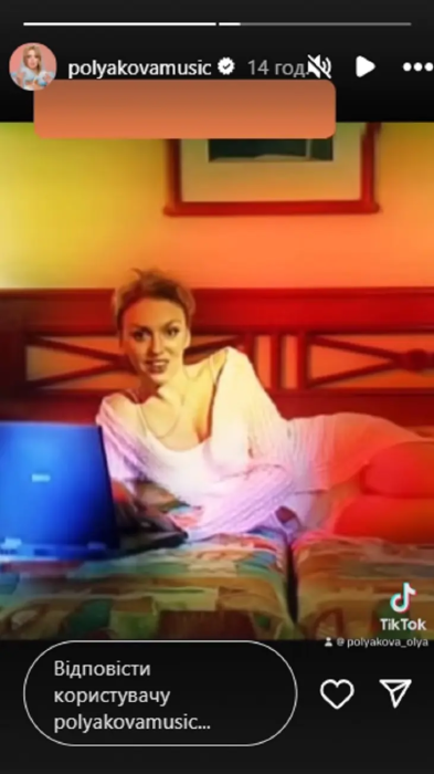 Юная Оля Полякова, фото