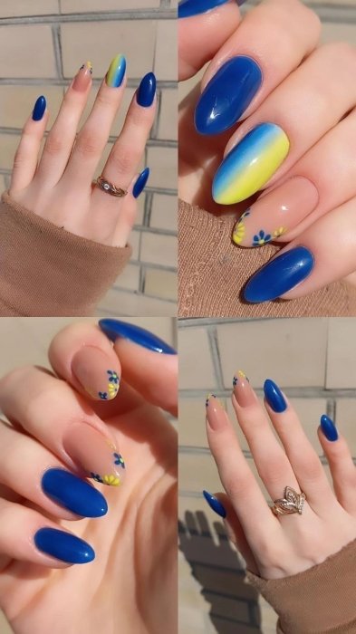 Патриотический маникюр, лучшие идеи