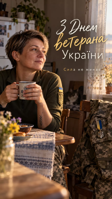 поздравляю с днем ветерана Украины
