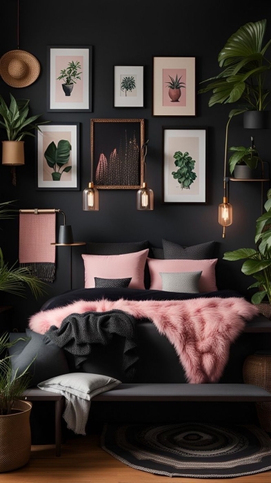 Розкішний контраст: як зробити спальню із чорним кольором (ФОТО) - фото №6