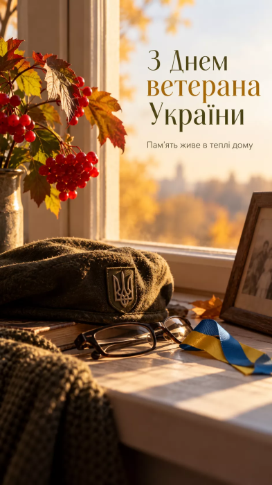поздравляю с днем ветерана Украины