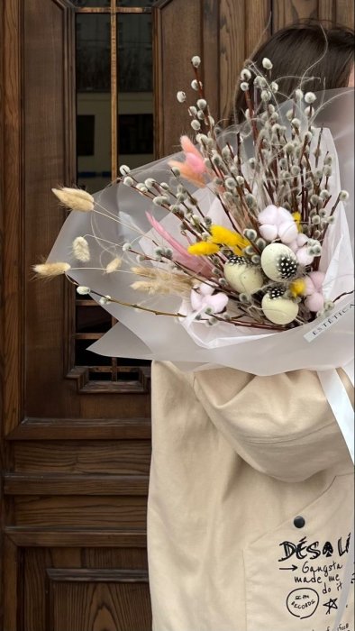 Лучшие варианты букетов на Вербное Воскресенье своими руками