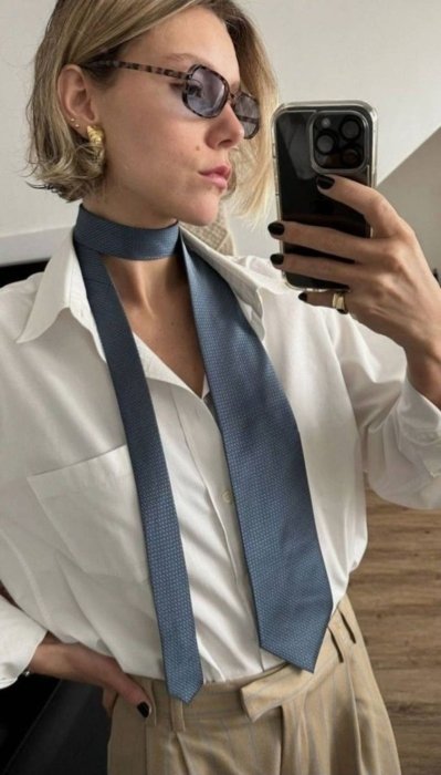 Галстук в образе, фото