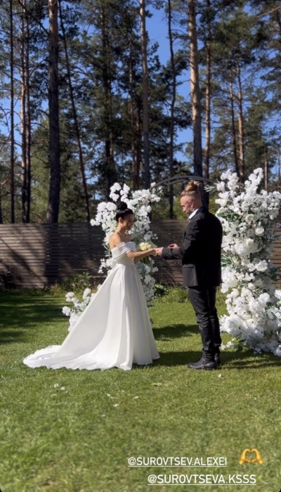 Зірка серіалу "Слід" Олексій Суровцев зіграв весілля зі своєю колишньою дружиною: перші кадри - фото №4