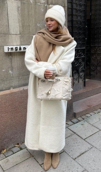 Модные зимние образы 2026 — фото