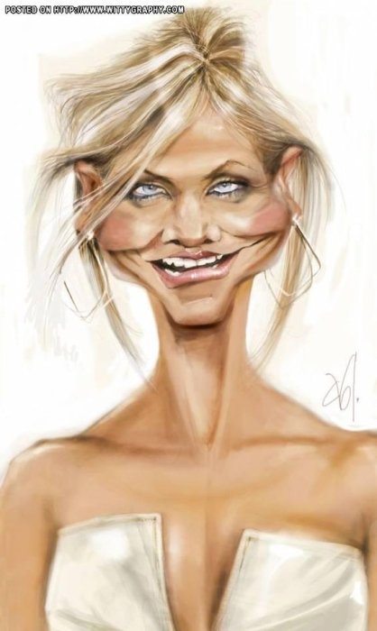 Відомі актори в карикатурах