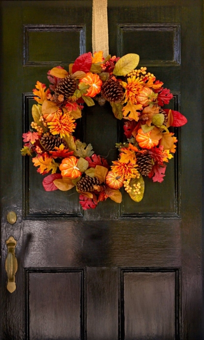 Осенний венок для интерьера: создаем уникальный декор своими руками (ФОТО) - фото №11