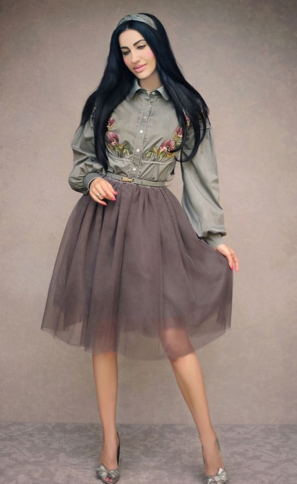 Мисс элегантность: 7 изысканных сочетаний рубашки и юбки (ФОТО) - фото №11