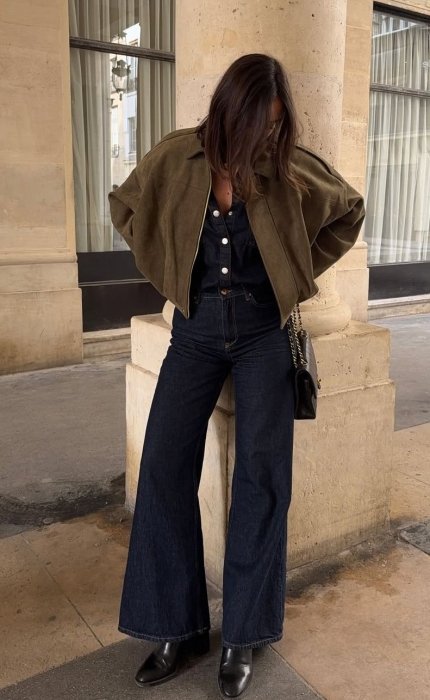 Модные джинсы 2025, фото