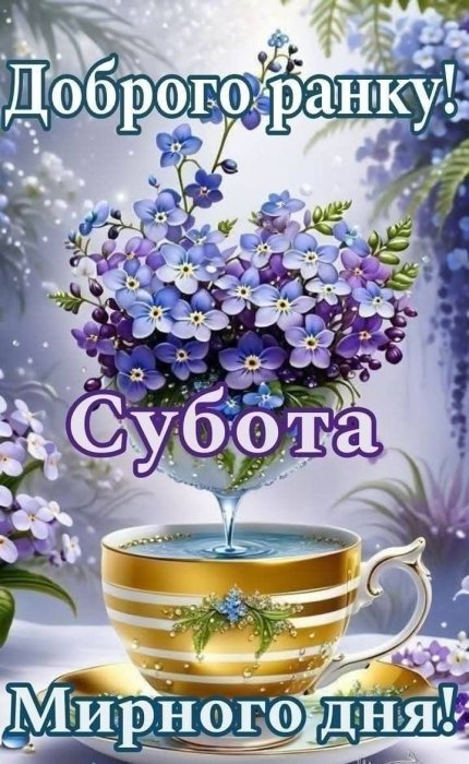 Мирної суботи 2025, прозові побажання, картинки