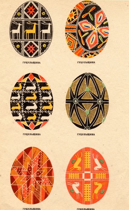 разновидности писанок в Украине