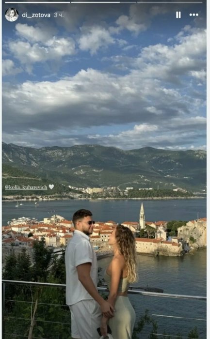 Спільні фото Зотової та Кухаревича