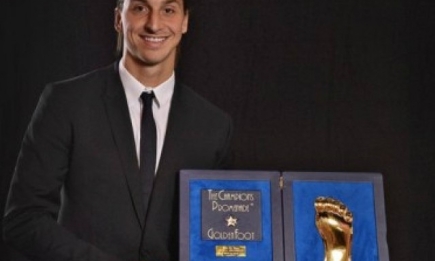 Златан Ибрагимович стал обладателем награды Golden Foot-2012