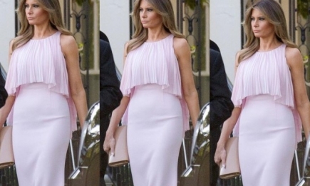 Сама нежность: Мелания Трамп блистала в роскошном платье на свадьбе министра финансов (ФОТО)