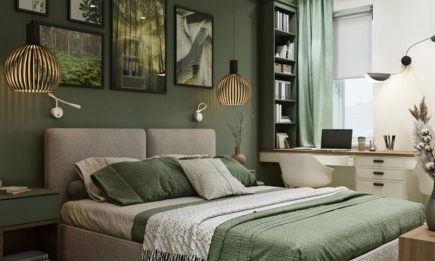 В моду увійшли зелені спальні: найкращі дизайни інтер'єру 2024 (ФОТО)
